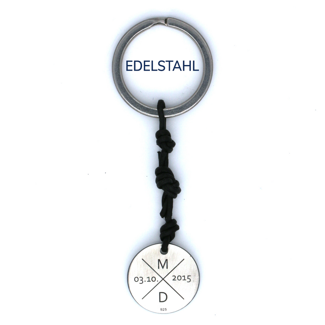 Halskette + Schlüsselanhänger Set (individualisierbar)
